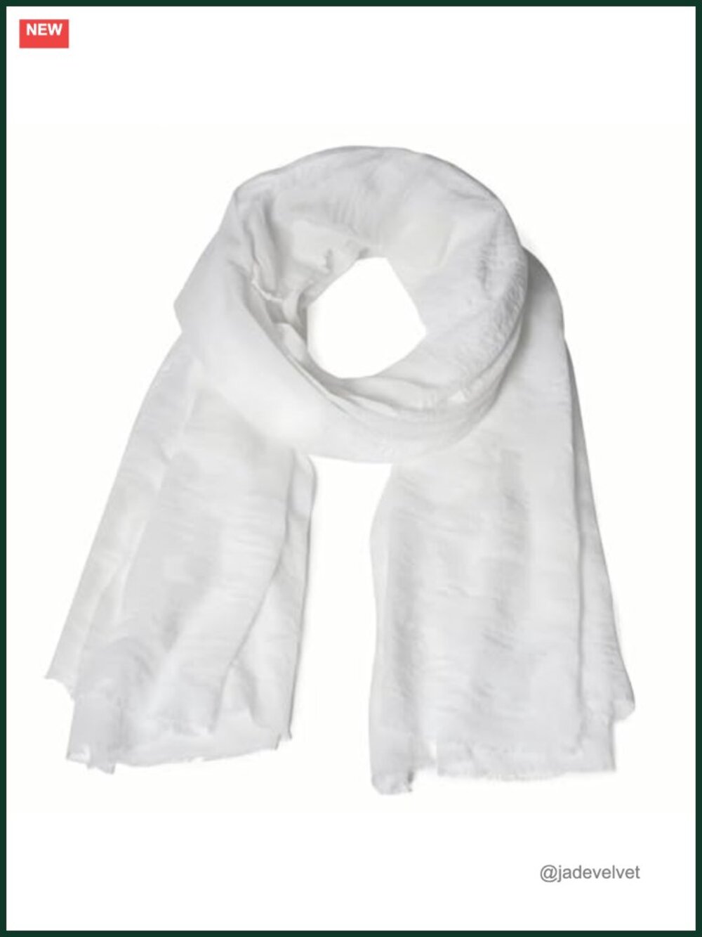 Women's Lightweight Cotton Hemp Blend Scarf Fringe Wrap Shawl Hijab